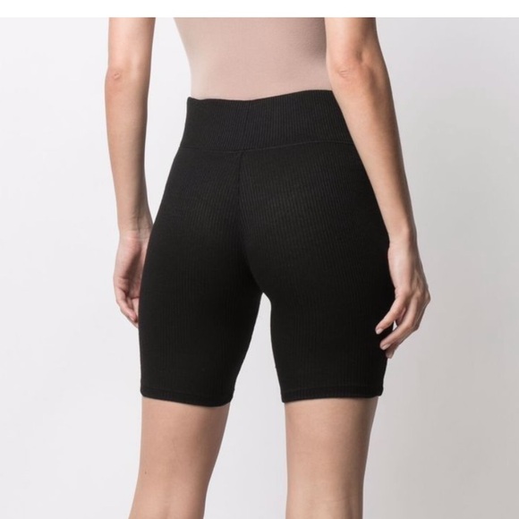 Rag & Bone Rib Knit Ribbed Bike Shorts - Size Small - Black - Perfect Condition! - Picture 7 of 8